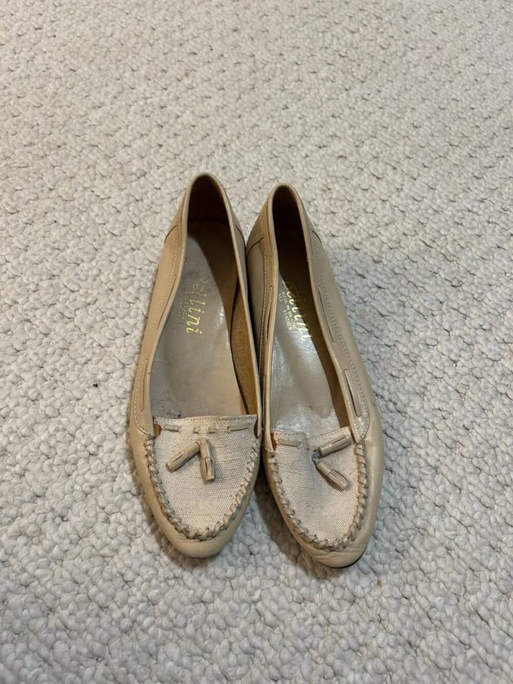 Vintage 1970s Bellini Tassel Loafers, 6.5